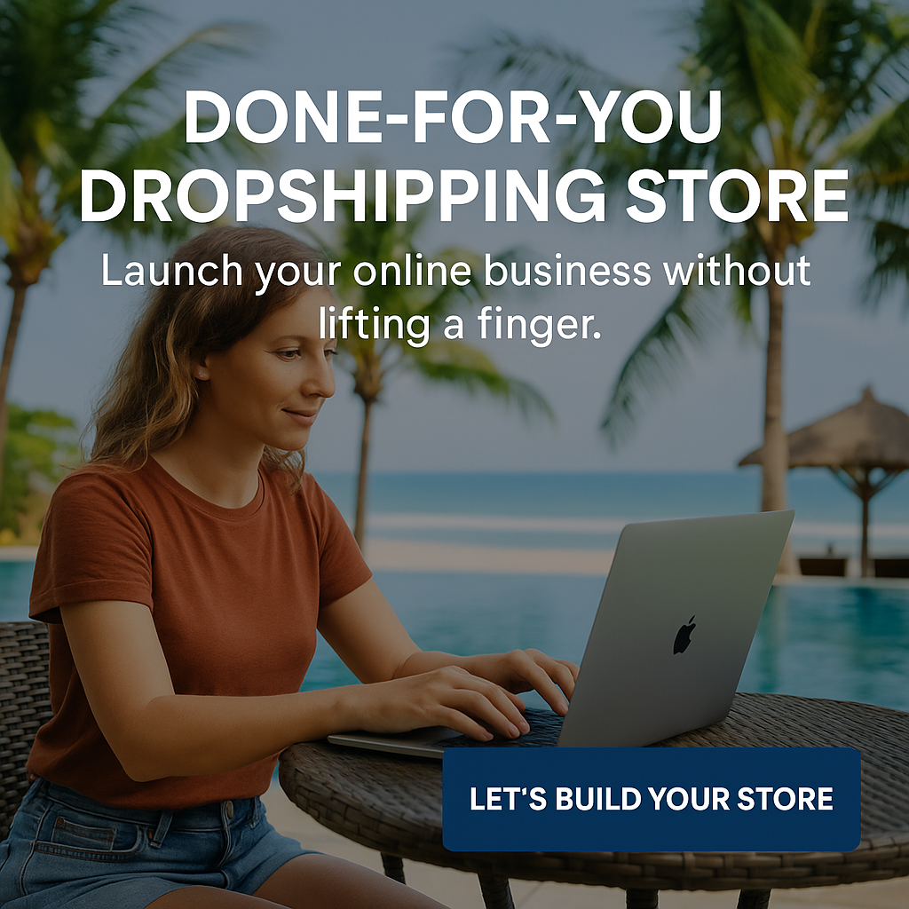 Turnkey Done-For-You Business-In-A-Box High-Ticket Drop Shipping Ecommerce Shopify Store Complete Build & Launch Service
