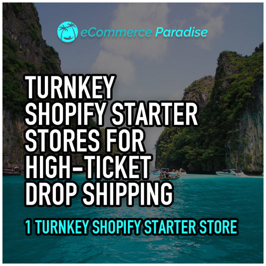 Turnkey Shopify Starter Stores for Drop Shipping