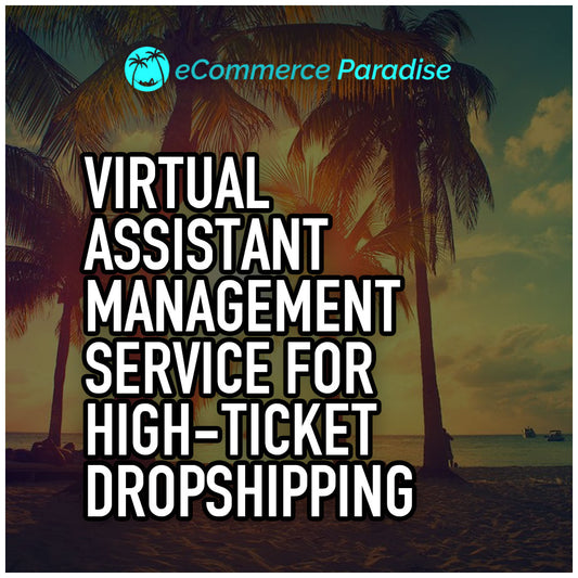 Virtual Assistant Training and Management Service for High-Ticket Dropshipping: Unlocking New Possibilities for Ecommerce Businesses!