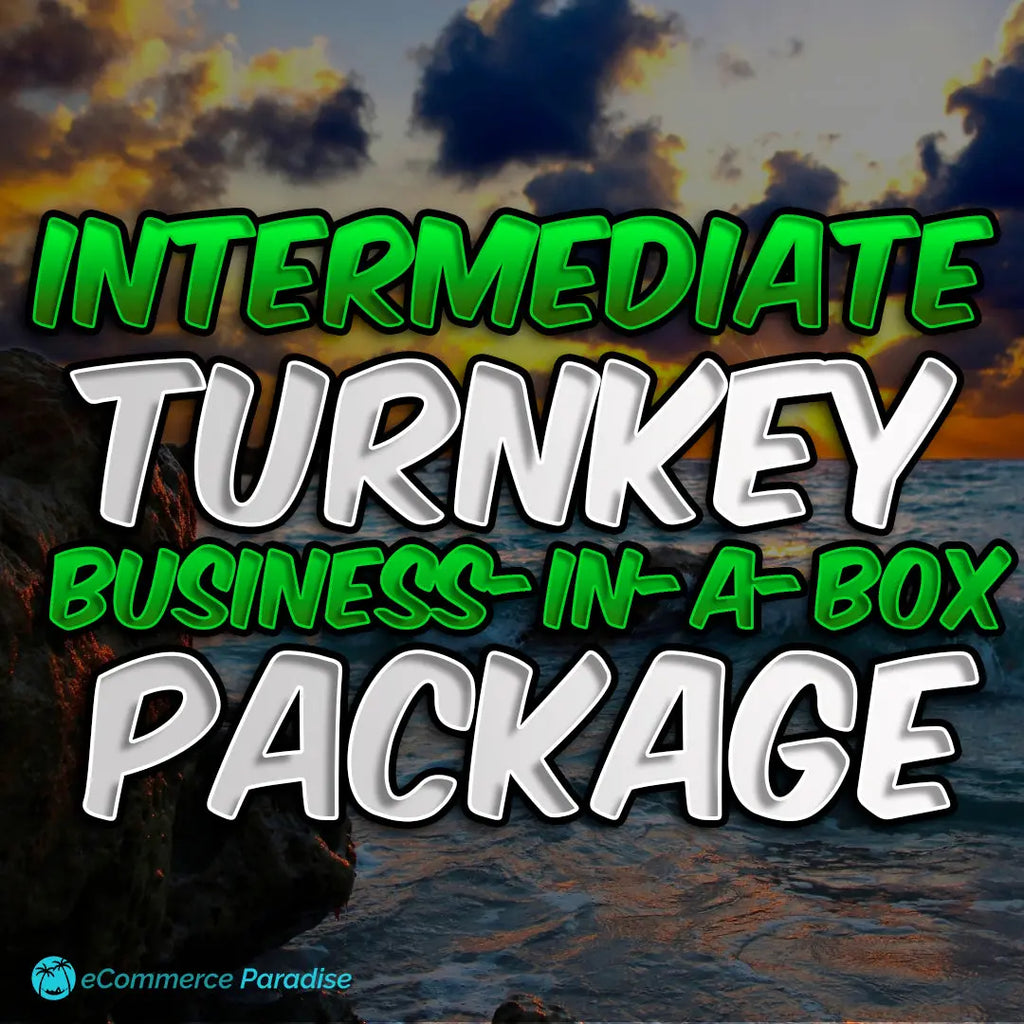 Turn-Key Business-In-A-Box Done-For-You Complete High-Ticket Drop Shipping Store Build and Launch Service Package eCommerce Paradise