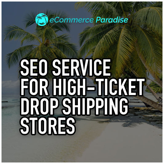 Done-For-You SEO Service for High-Ticket Drop Shipping Stores