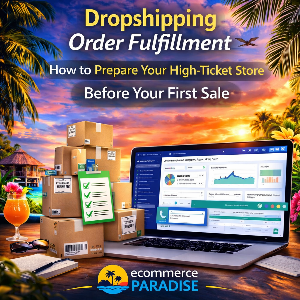 Dropshipping Order Fulfillment: How to Prepare Your High-Ticket Store Before Your First Sale