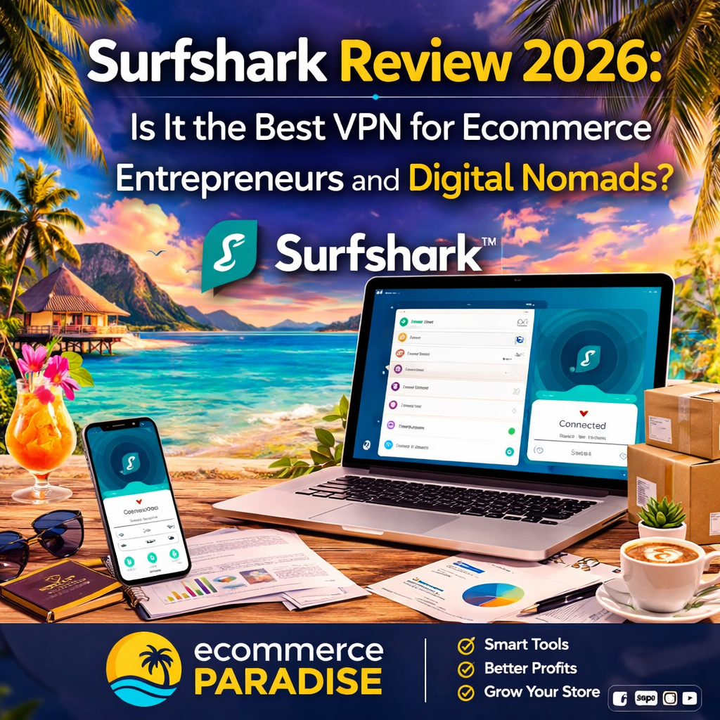 Surfshark Review 2026: Best VPN for Digital Nomads and Ecommerce Entrepreneurs?