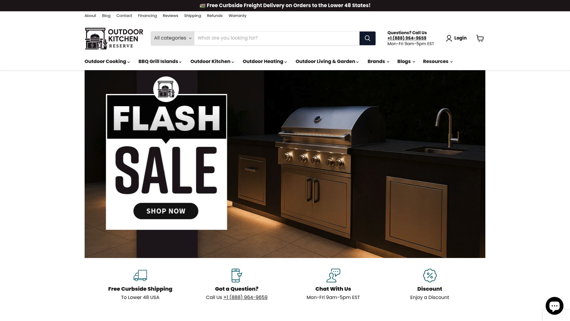 Outdoor Kitchen Reserve