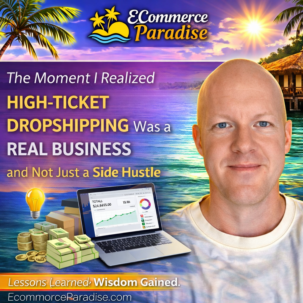 The Moment I Realized High-Ticket Dropshipping Was a Real Business and Not Just a Side Hustle