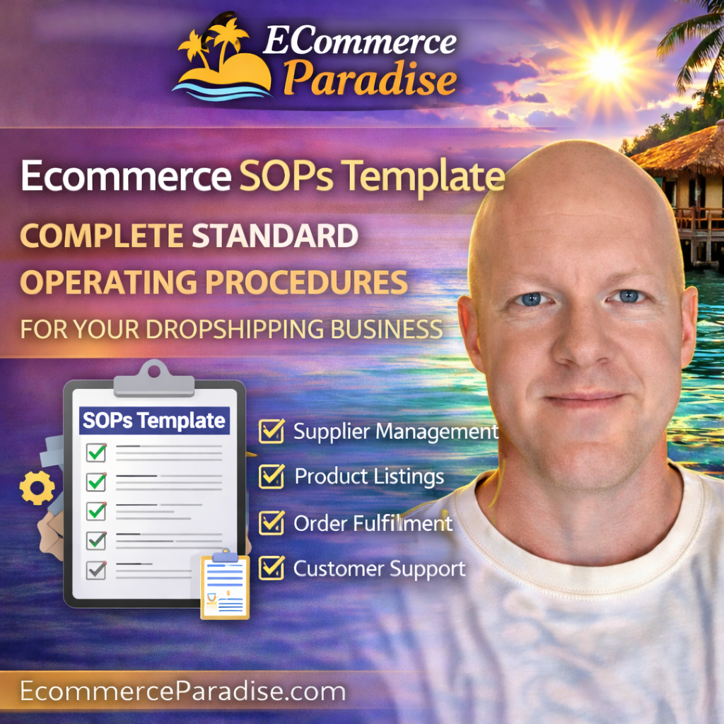 Ecommerce SOPs Template: Complete Standard Operating Procedures for Your Dropshipping Business