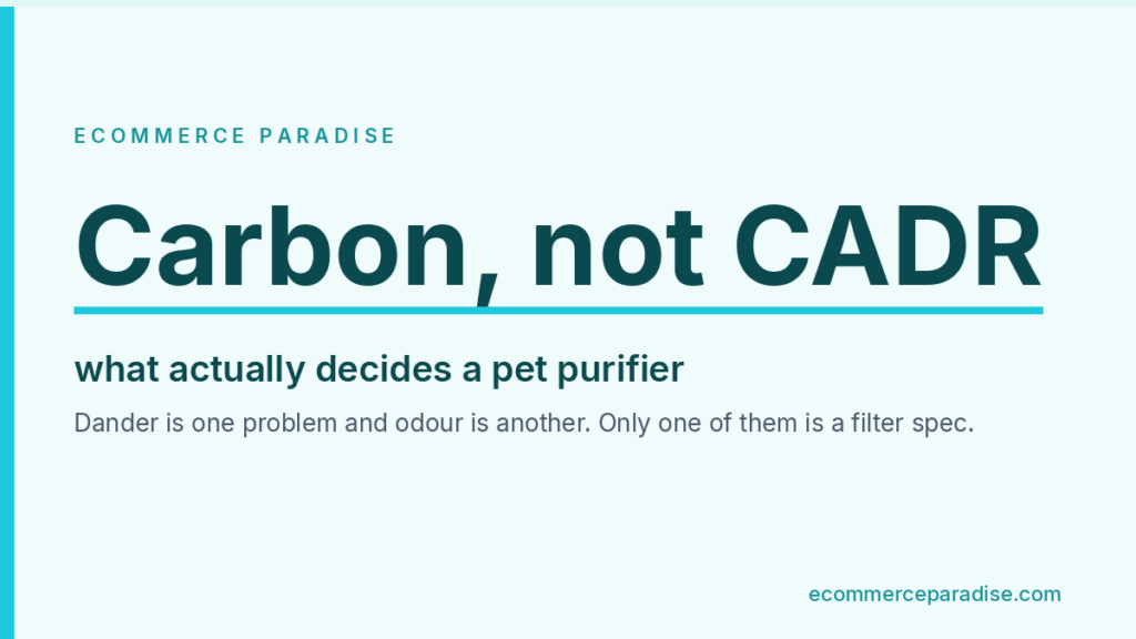 Data card: Carbon, not CADR, what actually decides a pet purifier