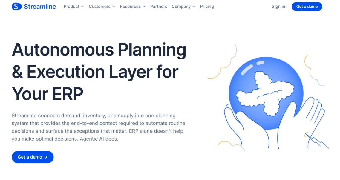 GMDH Streamline inventory planning dashboard