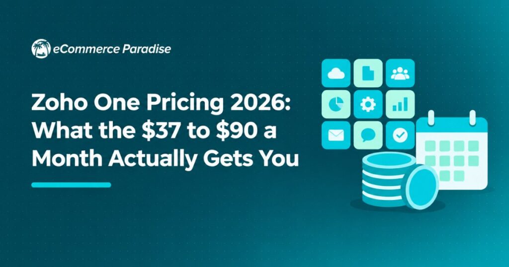 Zoho One Pricing 2026: What the $37 to $90 a Month Actually Gets You