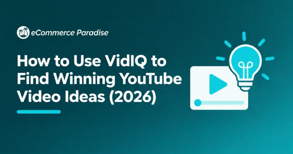 How to Use VidIQ to Find Winning YouTube Video Ideas (2026)