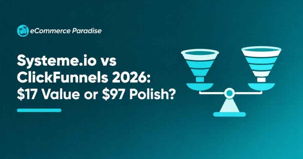 Systeme.io vs ClickFunnels 2026: $17 Value or $97 Polish?