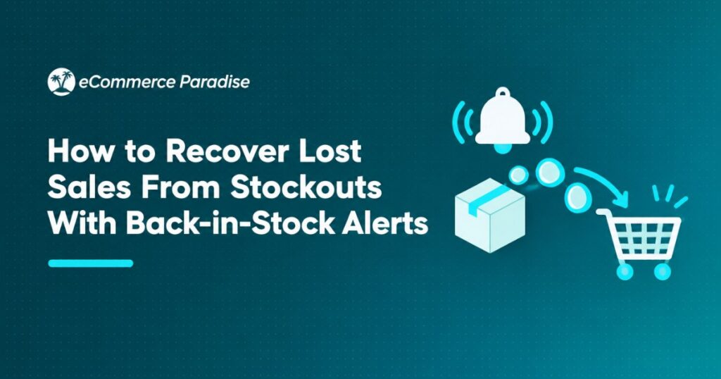 How to Recover Lost Sales From Stockouts With Back-in-Stock Alerts