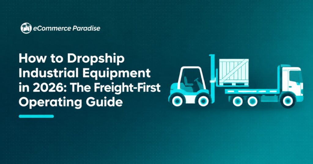 How to Dropship Industrial Equipment in 2026: The Freight-First Operating Guide
