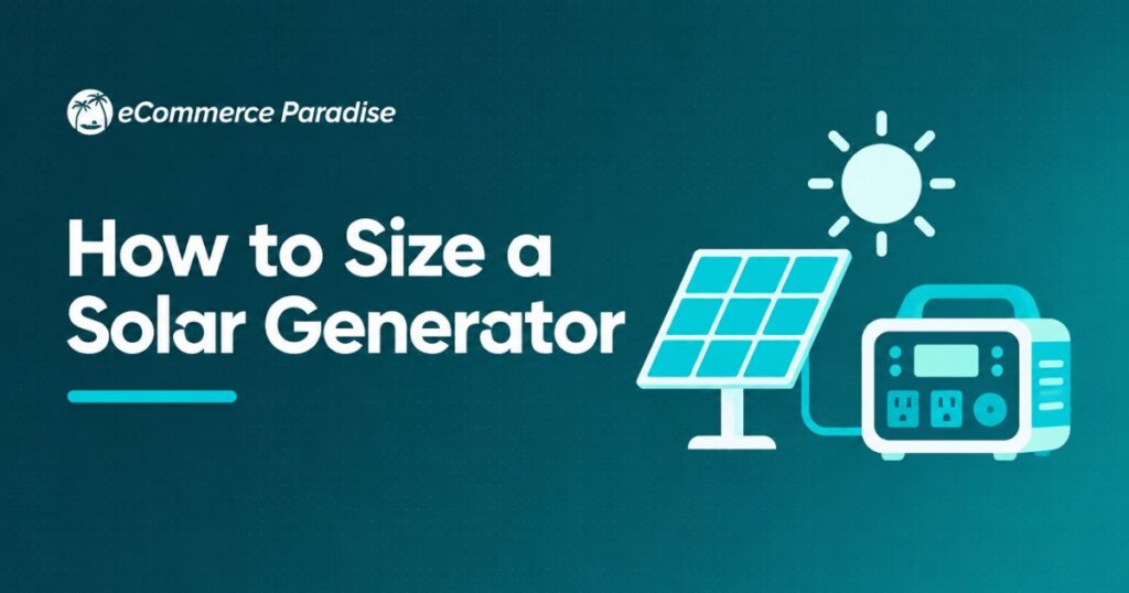 How to Size a Solar Generator