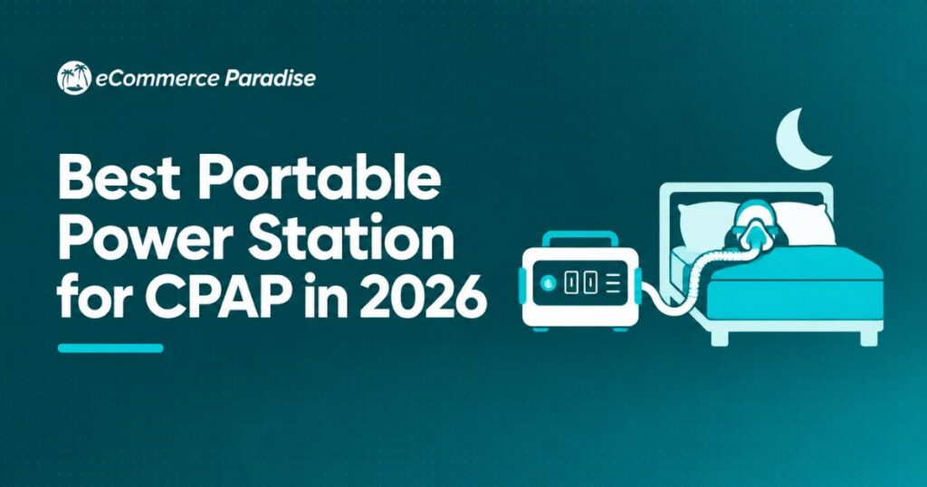 Best Portable Power Station for CPAP in 2026: Nights of Runtime Computed From Usable Watt Hours, Not Nameplate