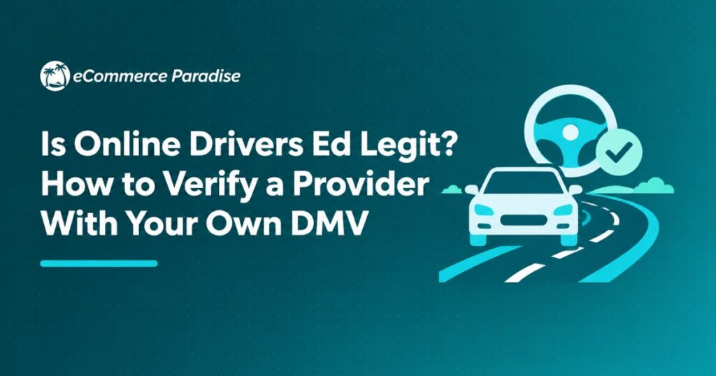 Is Online Drivers Ed Legit? How to Verify a Provider With Your Own DMV
