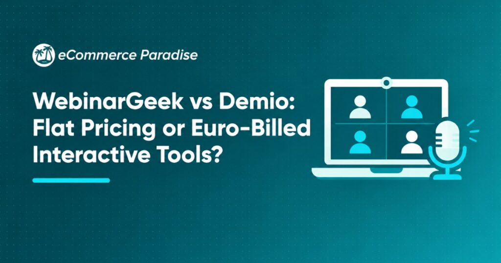 WebinarGeek vs Demio: Flat Pricing or Euro-Billed Interactive Tools?