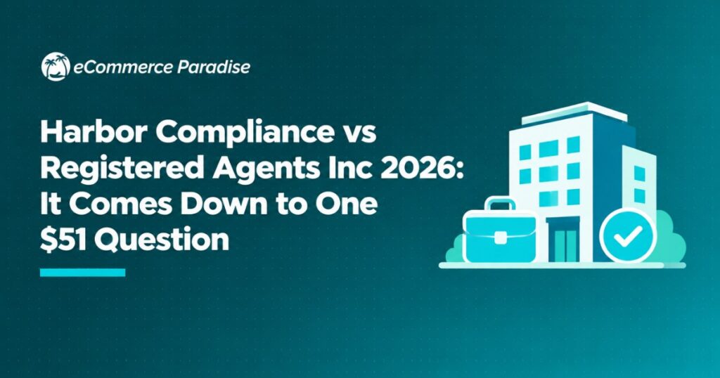 Harbor Compliance vs Registered Agents Inc 2026: It Comes Down to One $51 Question