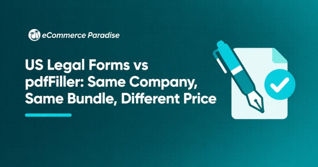 US Legal Forms vs pdfFiller: Same Company, Same Bundle, Different Price