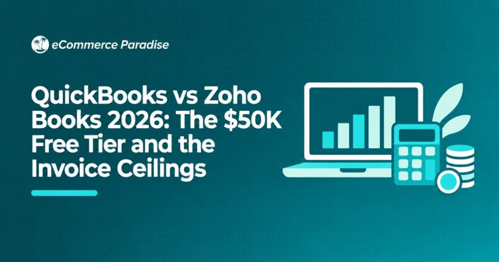QuickBooks vs Zoho Books 2026: The $50K Free Tier and the Invoice Ceilings