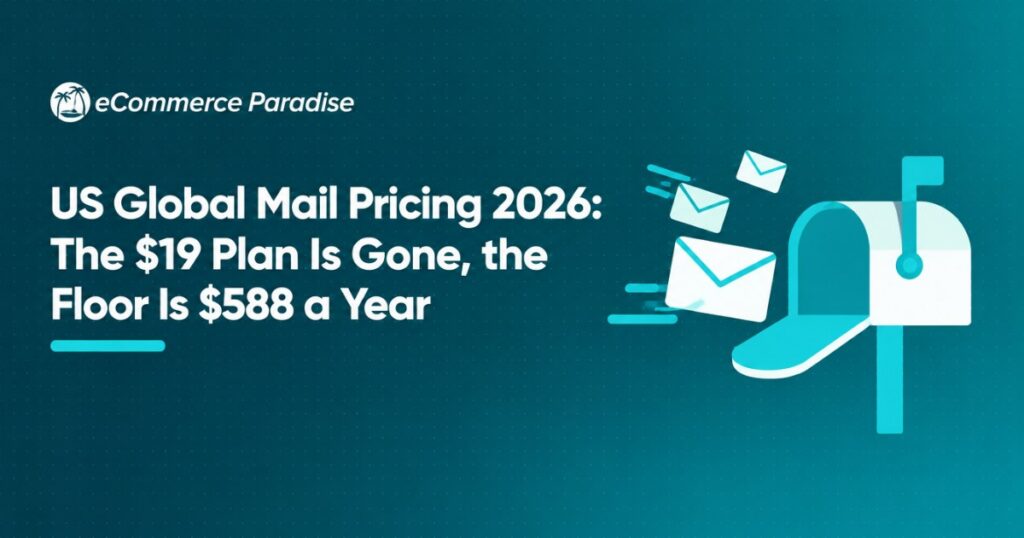 US Global Mail Pricing 2026: The $19 Plan Is Gone, the Floor Is $588 a Year