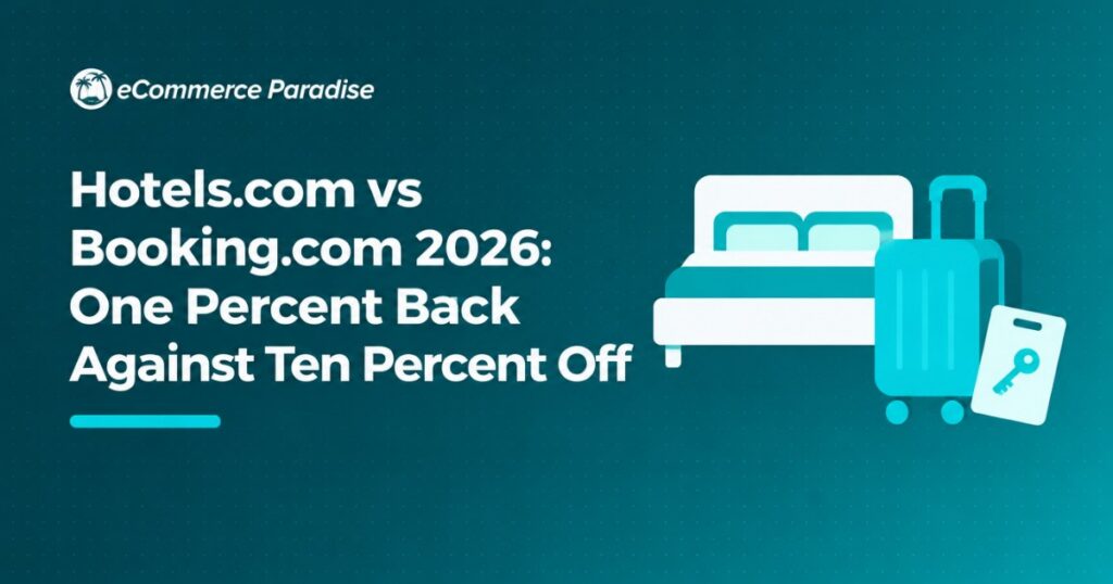 Hotels.com vs Booking.com 2026: One Percent Back Against Ten Percent Off