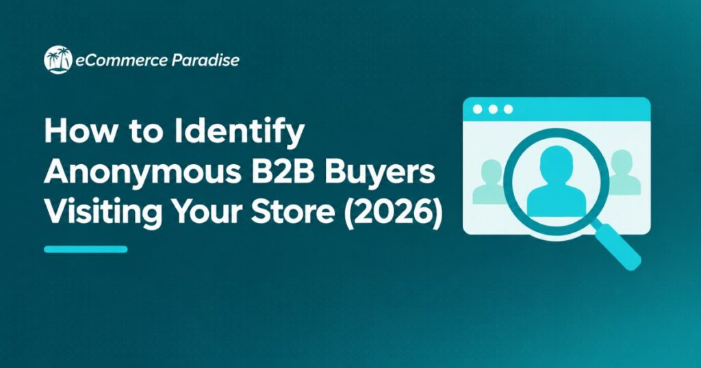 How to Identify Anonymous B2B Buyers Visiting Your Store (2026)