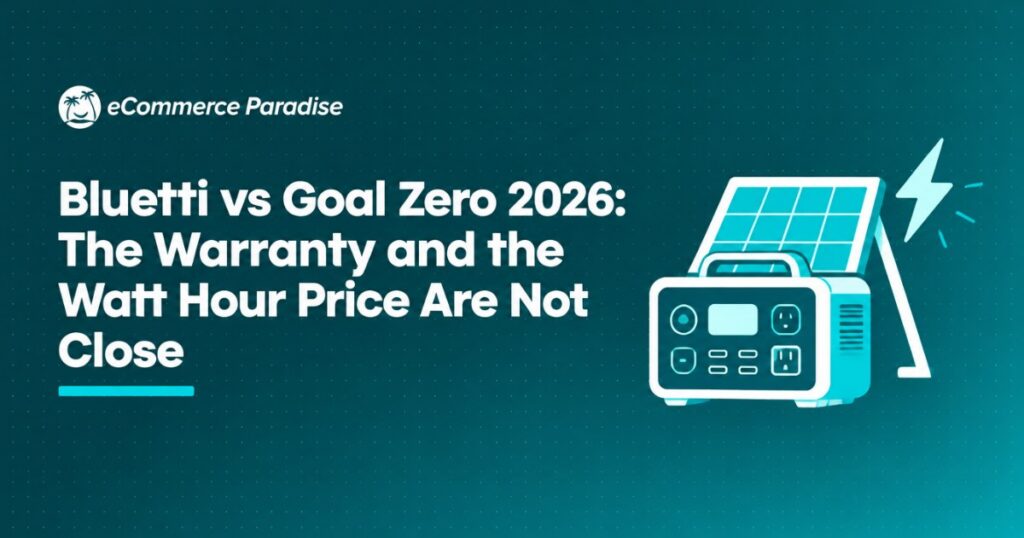 Bluetti vs Goal Zero 2026: The Warranty and the Watt Hour Price Are Not Close