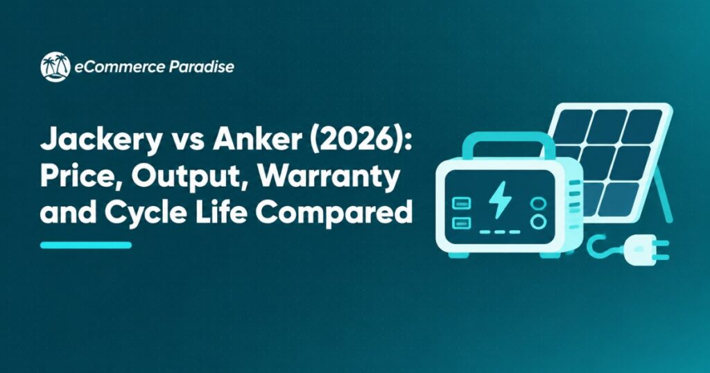 Jackery vs Anker (2026): Price, Output, Warranty and Cycle Life Compared
