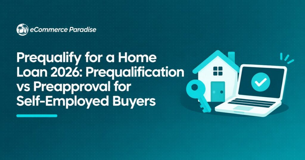 Prequalify for a Home Loan 2026: Prequalification vs Preapproval for Self-Employed Buyers
