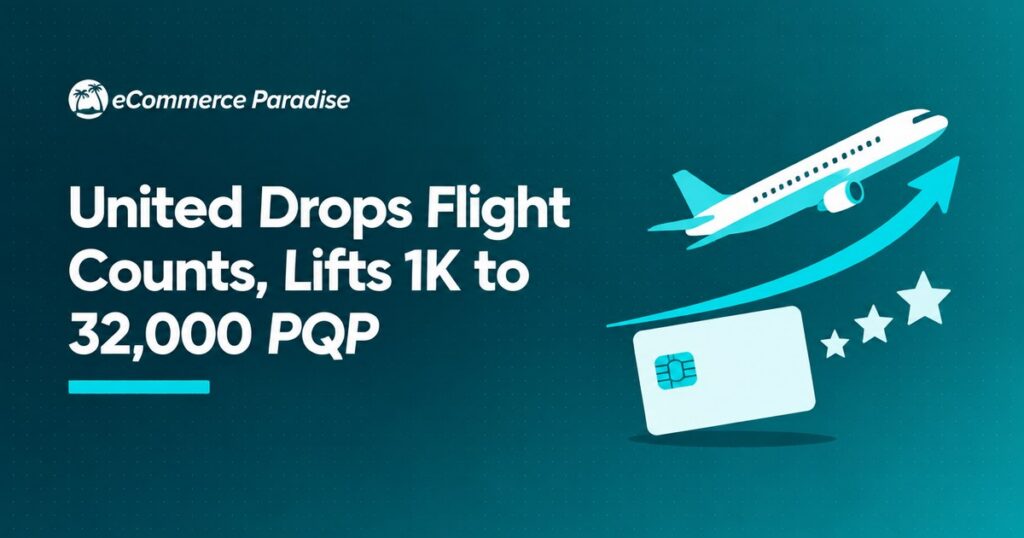 United Drops Flight Counts, Lifts 1K to 32,000 PQP