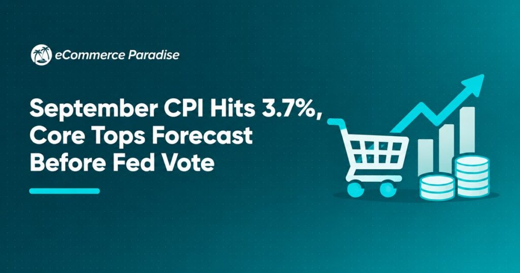 September CPI Hits 3.7%, Core Tops Forecast Before Fed Vote