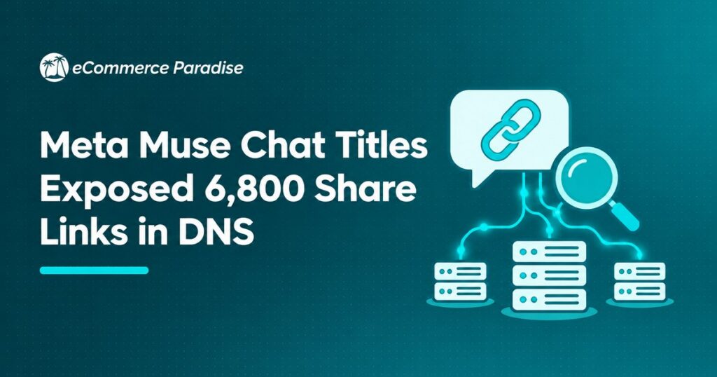 Meta Muse Chat Titles Exposed 6,800 Share Links in DNS
