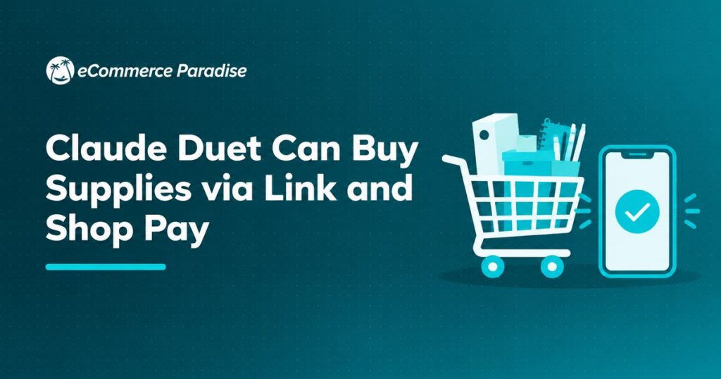 Claude Duet Can Buy Supplies via Link and Shop Pay