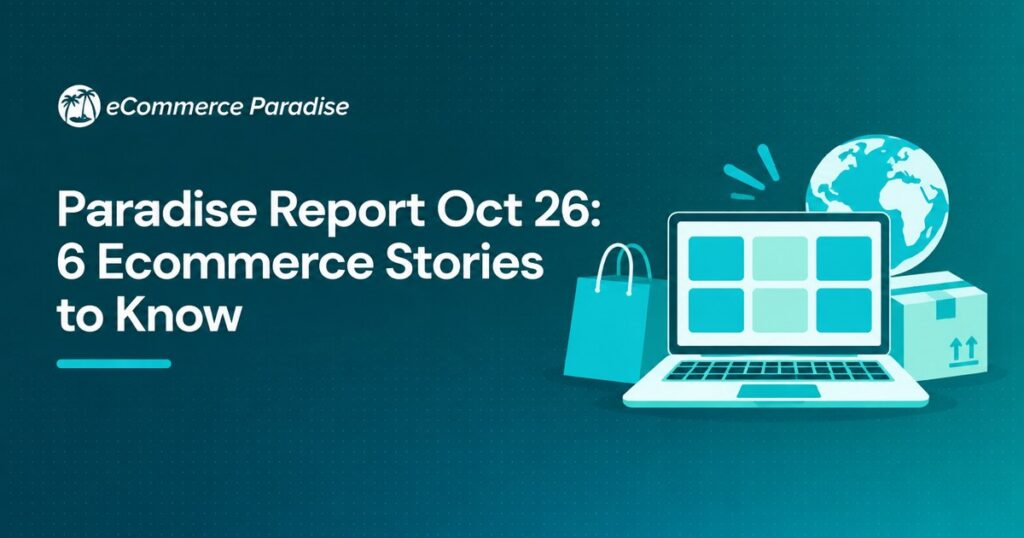 Paradise Report Oct 26: 6 Ecommerce Stories to Know
