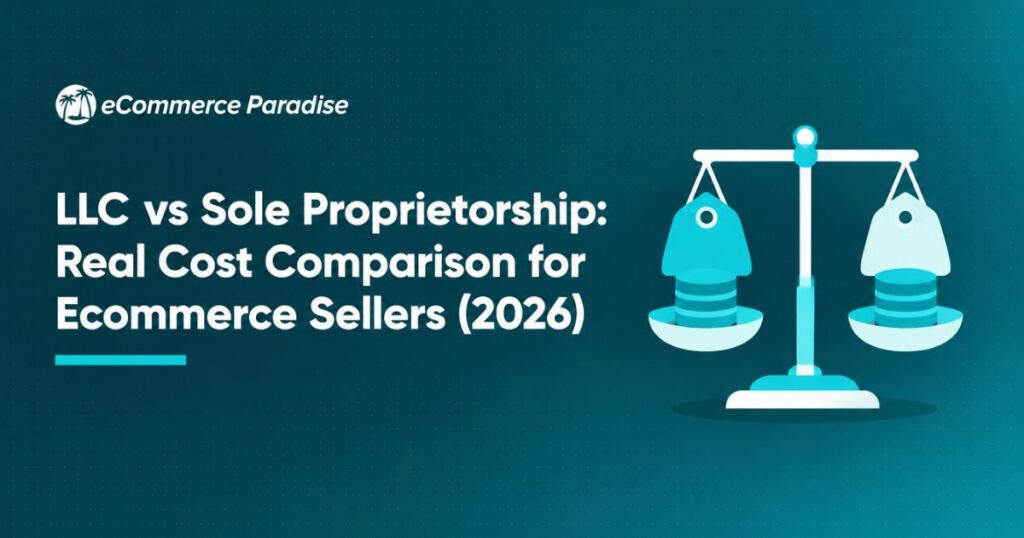 LLC vs Sole Proprietorship: Real Cost Comparison for Ecommerce Sellers (2026)
