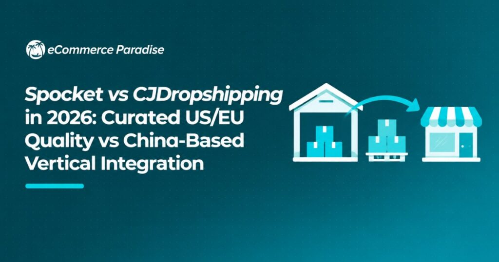 Spocket vs CJDropshipping in 2026: Curated US/EU Quality vs China-Based Vertical Integration