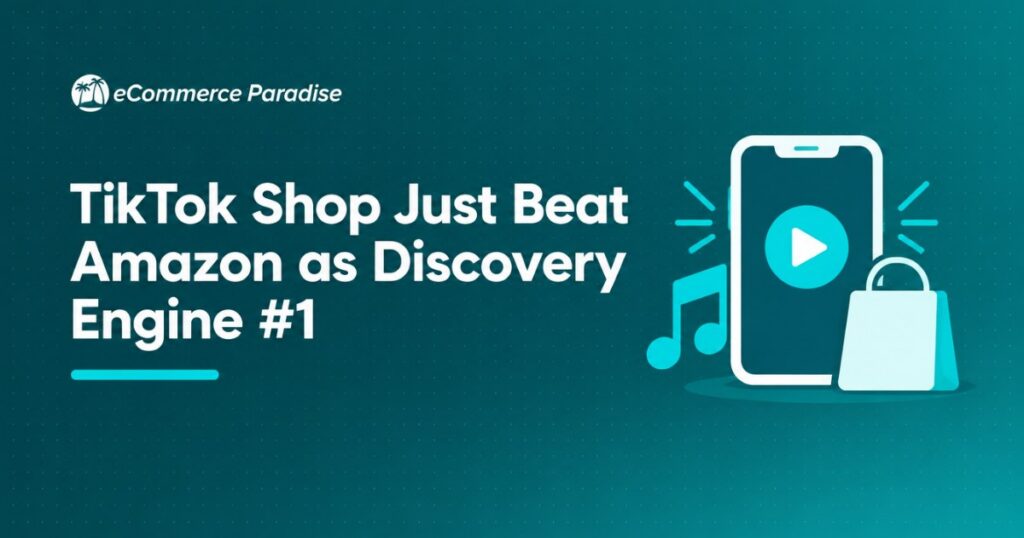 TikTok Shop Just Beat Amazon as Discovery Engine #1