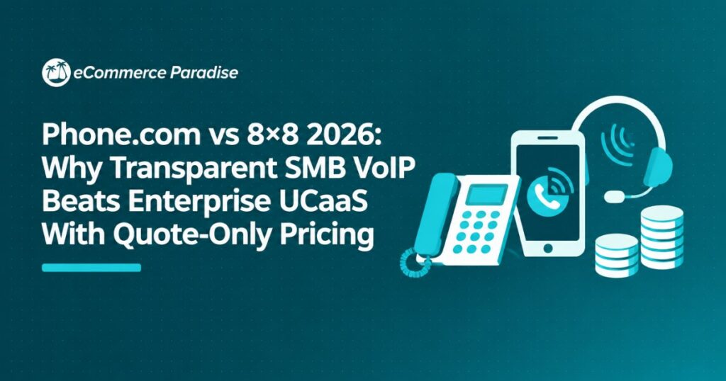 Phone.com vs 8×8 2026: Why Transparent SMB VoIP Beats Enterprise UCaaS With Quote-Only Pricing
