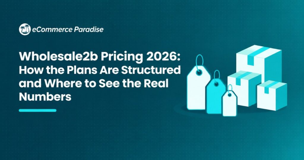 Wholesale2b Pricing 2026: How the Plans Are Structured and Where to See the Real Numbers