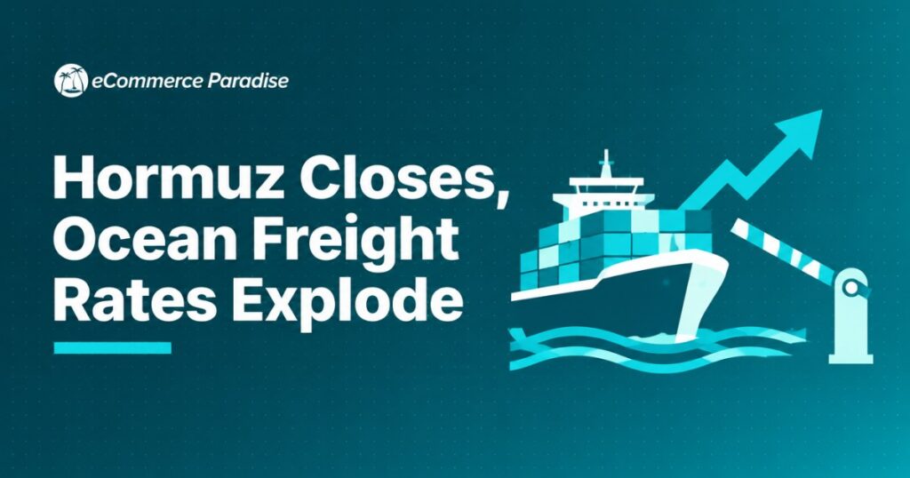 Hormuz Closes, Ocean Freight Rates Explode